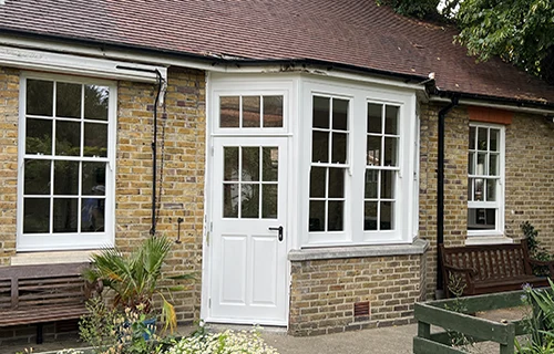 Timber double glazed box sash windows